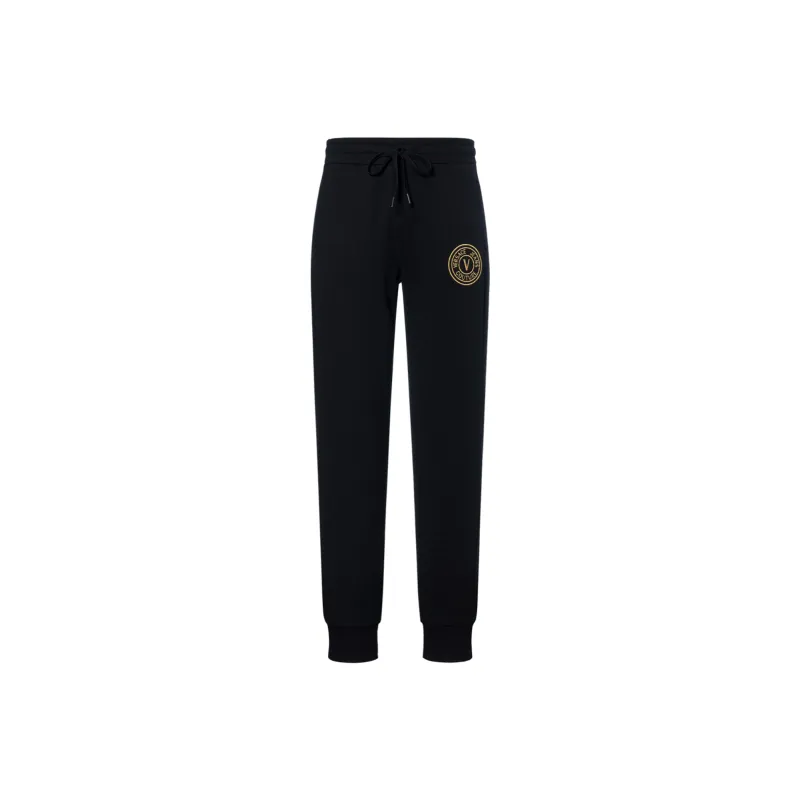VERSACE JEANS COUTURE Logo embroidered Cotton Track Pants-0
