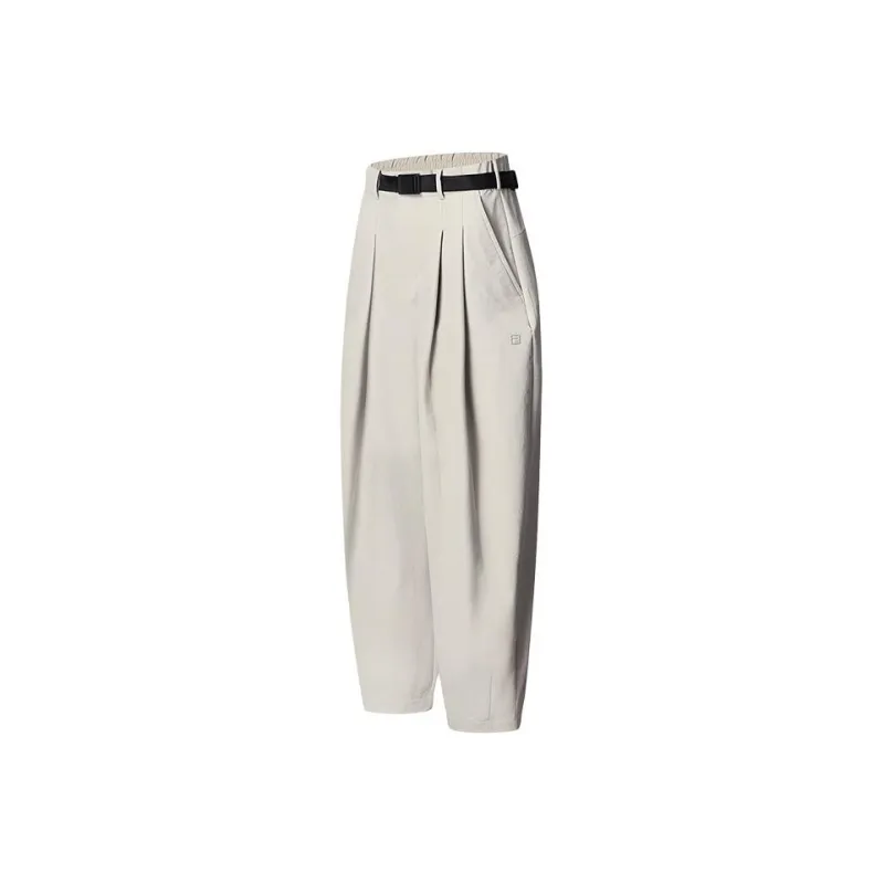 FILA Knitted Sports Pants Women's Manor Gray-0