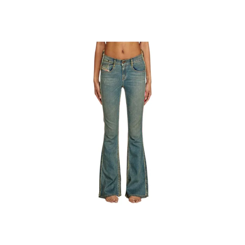 Lee X DIESEL Lee Co-branded Model Jeans Women's Dark Blue-0
