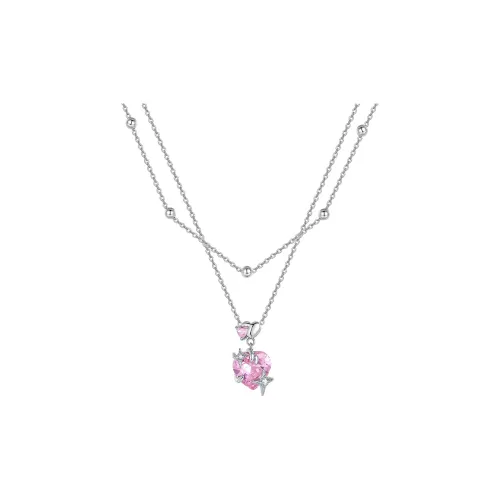 Lao Feng Xiang S925 Silver Necklaces Women's