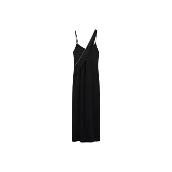 ZARA Slip Dresses Women's Black