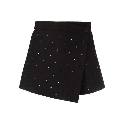 MSGM Rhinestone embellished Asymmetric Skorts