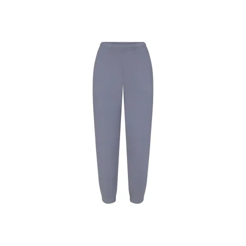 SKIMS FRENCH TERRY JOGGER Knitted Sports Pants Women's Steel Blue/Steel Blue