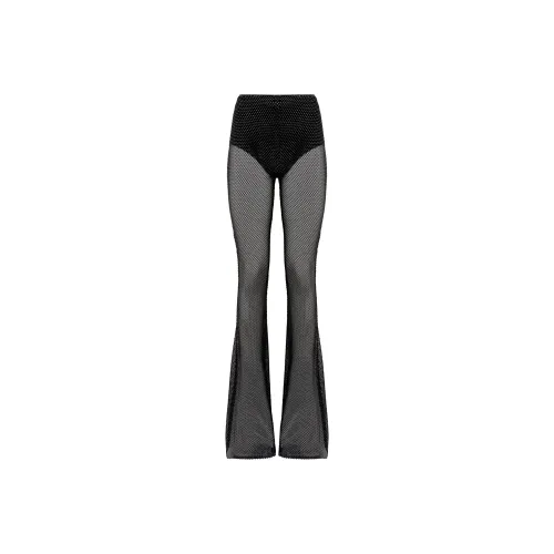 GIUSEPPE DI MORABITO Fishnet Palazzo Trousers