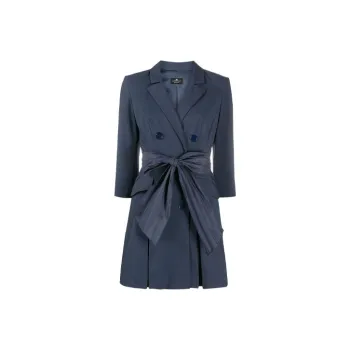 Elisabetta Franchi A-Line Skirt Dress Blue