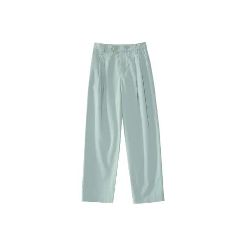 SOLIGHTER Casual Pants Women's Flowing Water Blue