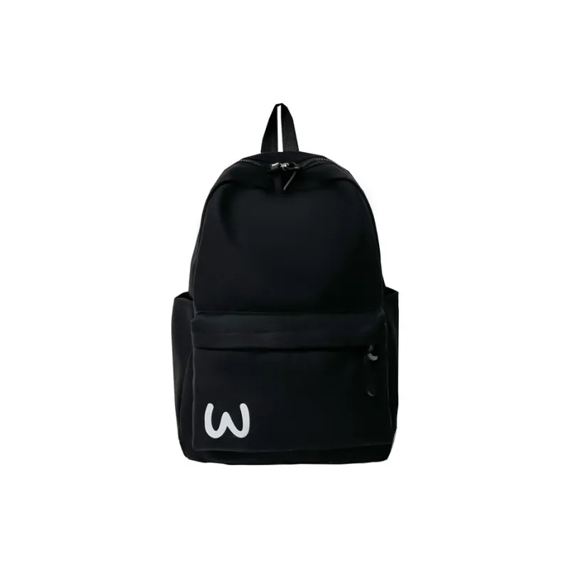 Single Warehouse Nylon Backpack Unisex Pink/Yellow/Green/Black-18