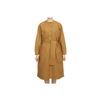 Vanessa Bruno Long Sleeved Dresses Women's Earth Yellow