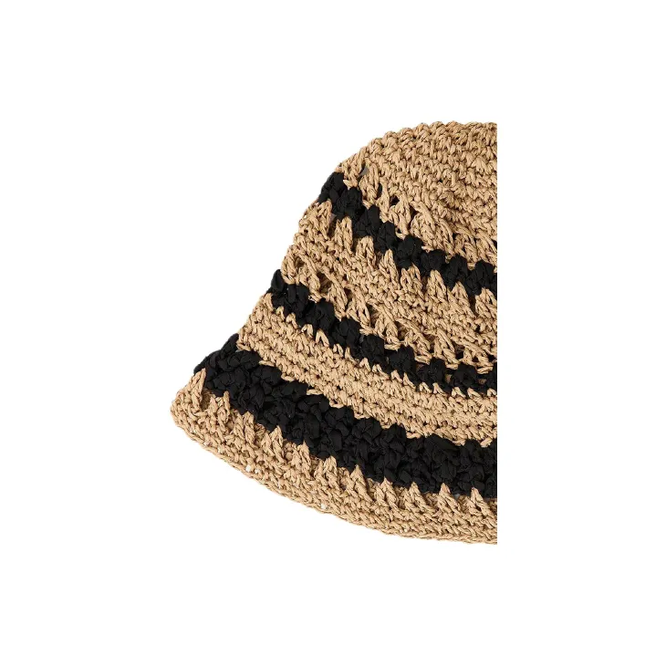 ZARA Polyester, Pulp Hats & Caps Women's Brown-2
