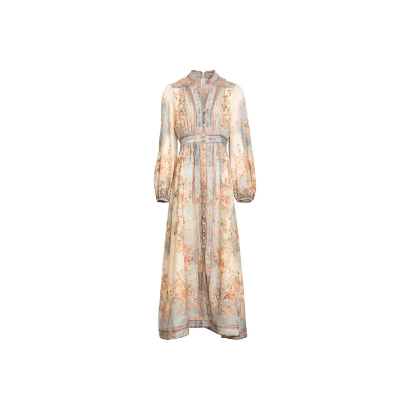 LIZZY Long Sleeved Dresses Women's Sky Blue-0