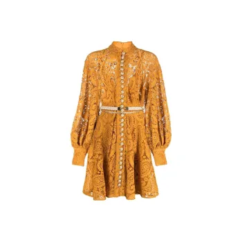 Zimmermann Long Sleeved Dress Women's Yellow