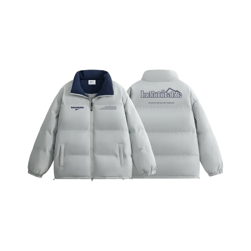 Warrior Ride The Wind Collection Open Ended Smile Collection Puffer Jacket Unisex-0