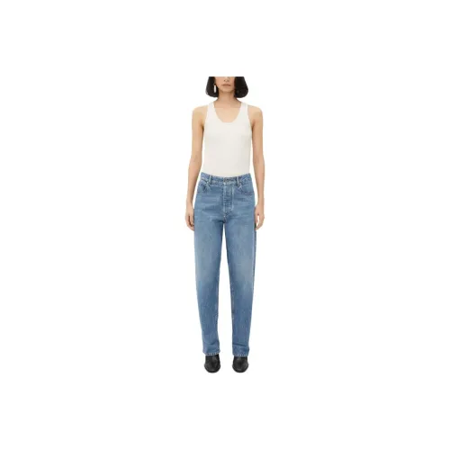 Bottega Veneta Vintage Indigo Turned Up Jeans Women's Indigo