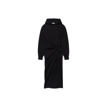 Balenciaga Easywrap Hooded Dress 'Black'