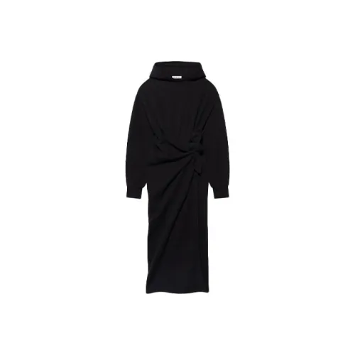 Balenciaga Easywrap Hooded Dress 'Black'
