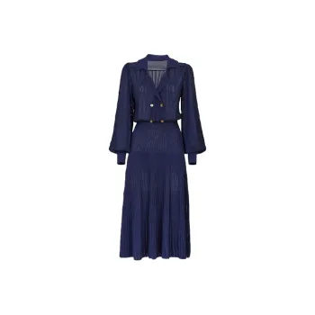 FENDI Long Sleeved Dresses Women's Blue