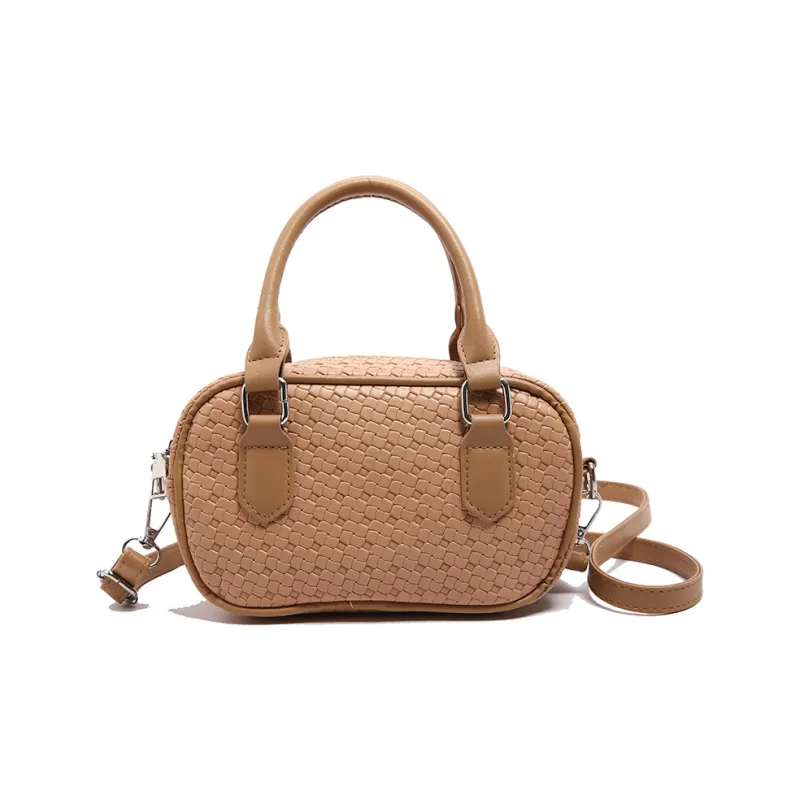 TOUTSEUL YOLO PU Boston Bag Handbag Women's Khaki/Yellow/Green/Black-0