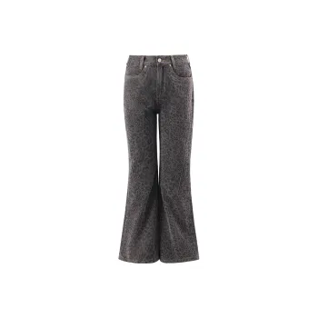 ZAVK Jeans Women's Leopard Print