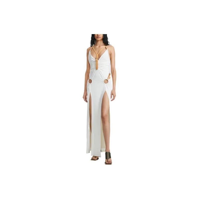 DION LEE Sleeveless Dresses Women's White-0
