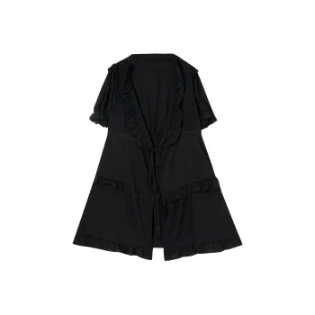 QYPRF Short-Sleeved Dresses Women's Black