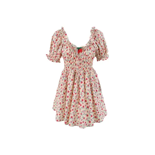CLOUD SEASON Short-Sleeved Dresses Women's Multicolor