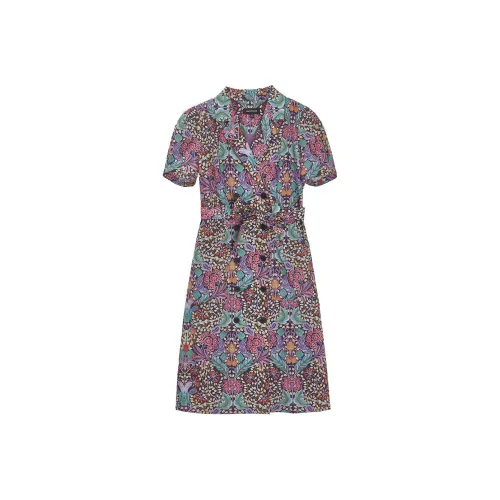 Insect Short-Sleeved Dresses Women's Secret Garden