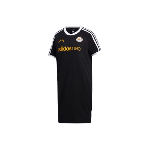 Adidas Neo Short Sleeved Dresses Women's Black