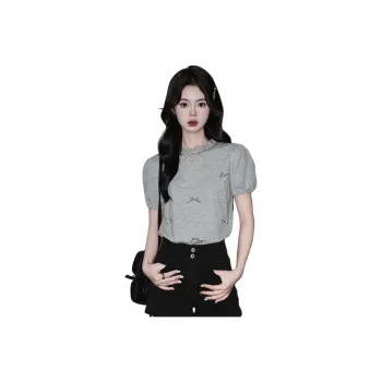 FOREVER 21 T Shirts Women's Gray
