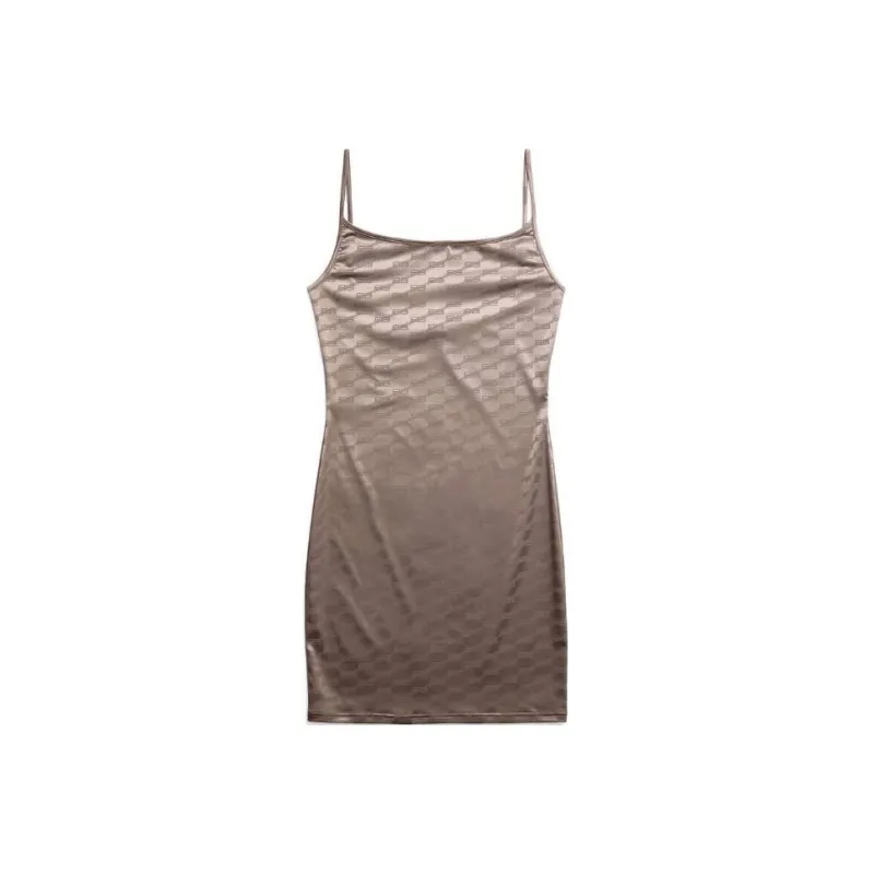 Balenciaga Underwear Slip Dress 'Dark Beige'-0