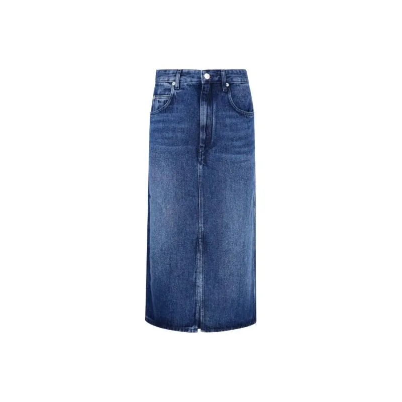 ISABEL MARANT Denim Long Skirts Women's Blue-0