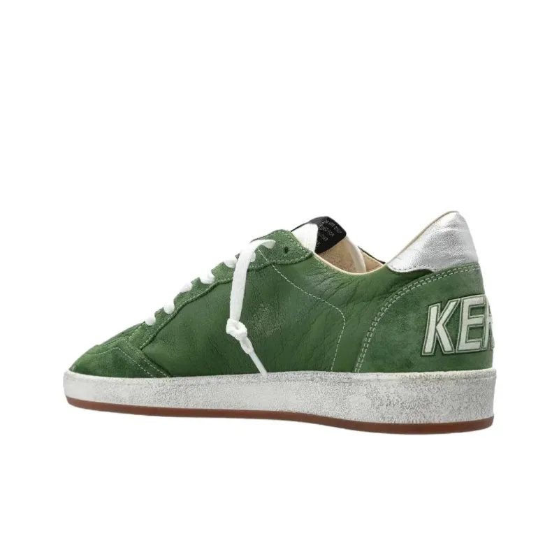 Golden Goose Ball Star Low Top Skateboard Shoes Men's Dark Green-3