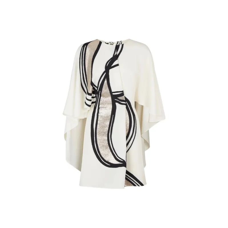 FENDI SS22 Short-Sleeved Dresses Women's White-0