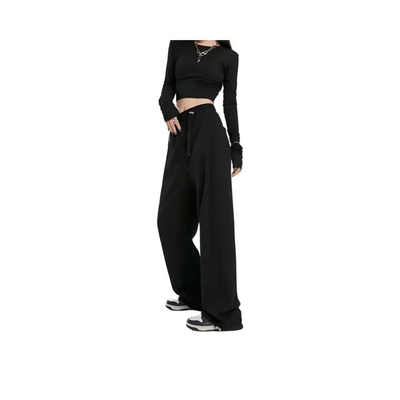 Ya Sheep People Casual Pants Women's Black-33