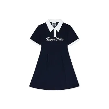 Kappa Short Sleeved Dress Women's Midnight Blue