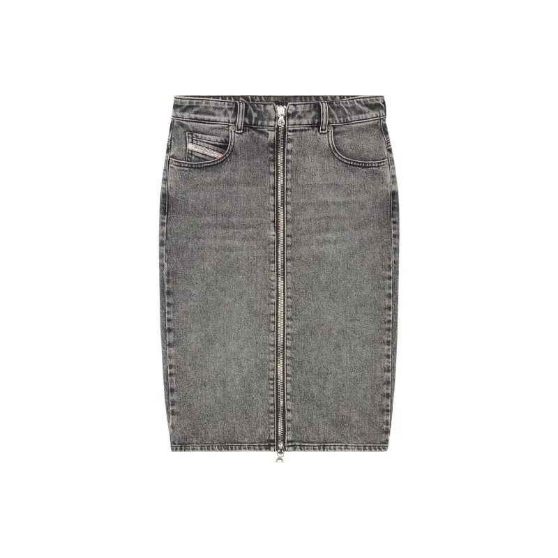 DIESEL De Pencil Z Denim Skirt-0