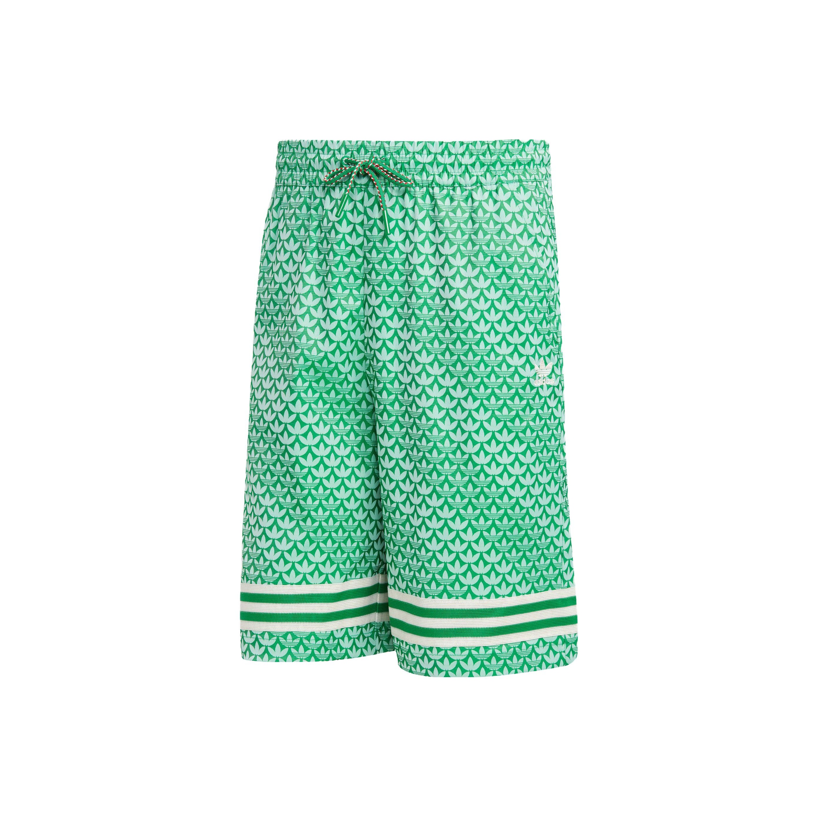 ★人気★ adidas originals Adicolor 70s Satin Shorts-Green adidas Adicolor 70s Satin Shorts - Green | Free Shipping
