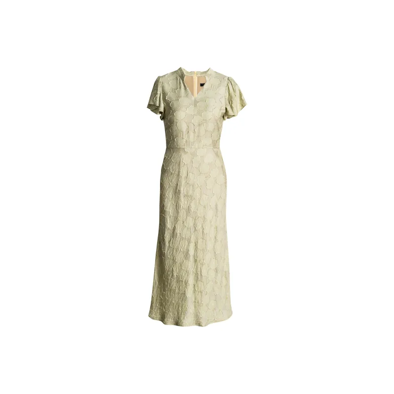 ROEYSHOUSE Short Sleeved Dresses Women's Light Green-0