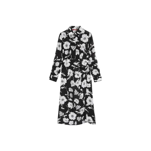 MaxMara Studio Long Sleeved Dress Women's Black