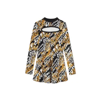 VERSACE JEANS COUTURE Long Sleeved Dresses Women's Black