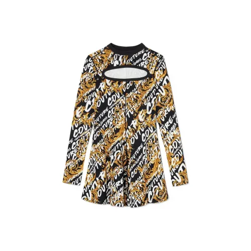 VERSACE JEANS COUTURE Long Sleeved Dresses Women's Black