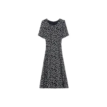 HUASJ Short Sleeved Dresses Women's Black