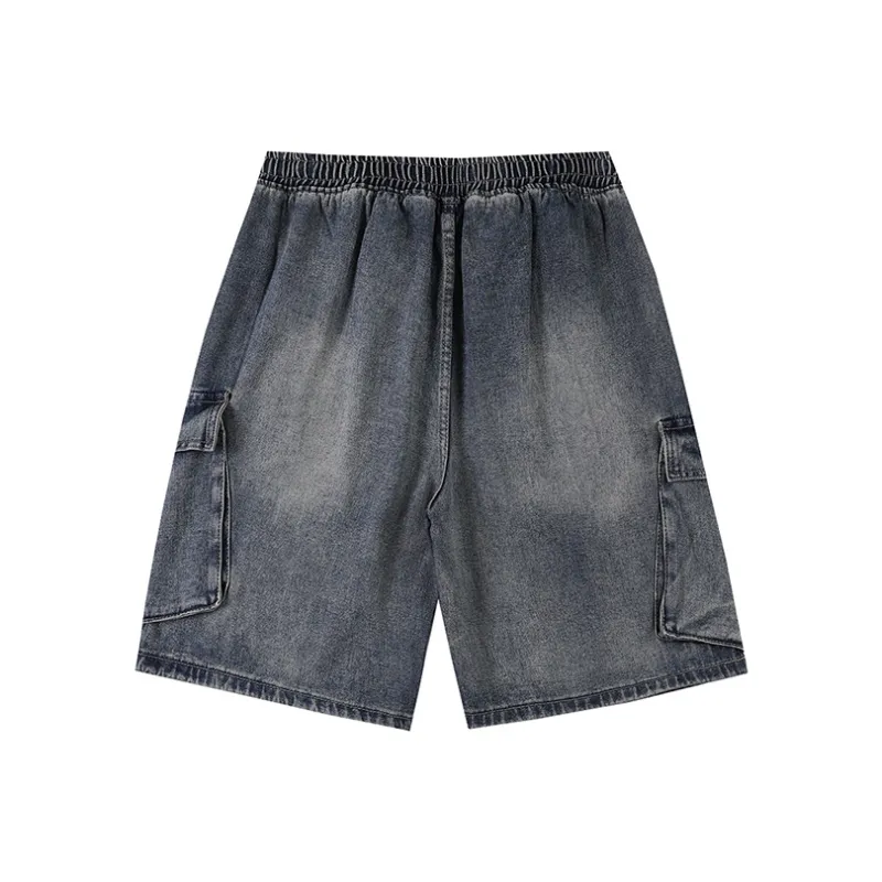 BENGEN Denim Shorts Unisex-1