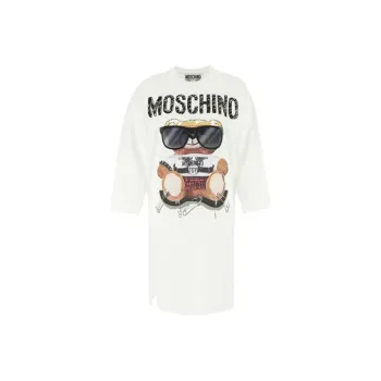 MOSCHINO Long Sleeved Dresses Women's White