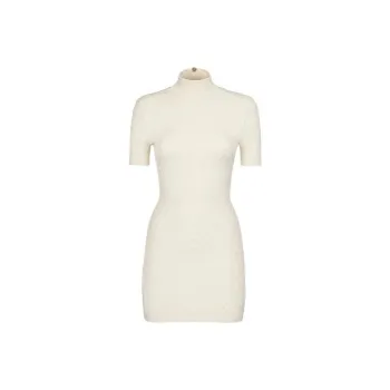 FENDI X Skims Embossed Short Sleeve Dress Connecticut