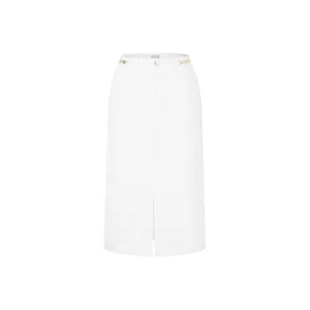 RARE Denim Long Skirts Women's White