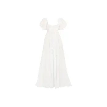 Selkie Collection SS24 Short Sleeved Dresses Women's Ivory White