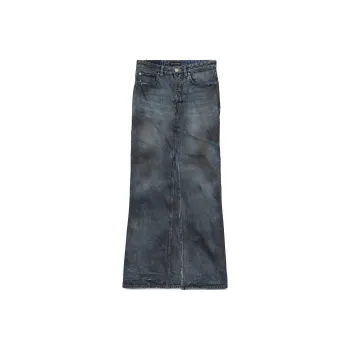 Balenciaga Maxi Skirt Light Blue