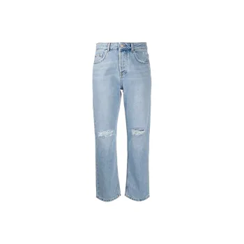 MSGM Jeans Women's Sky Blue
