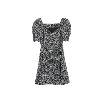Bebe SS24 Short Sleeved Dresses Women's Black White