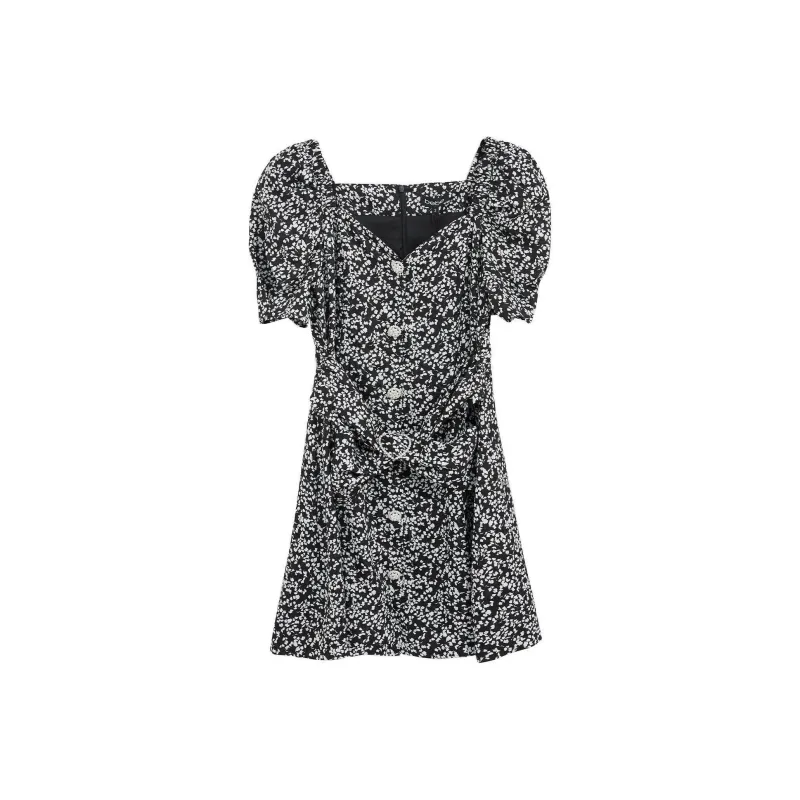 Bebe SS24 Short Sleeved Dresses Women's Black White-0